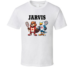 Squash Match - Jarvis (back) T Shirt