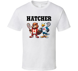 Squash Match - Hatcher (back) T Shirt