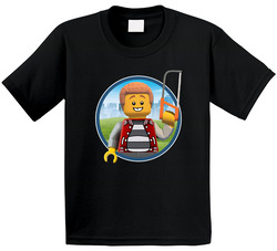 Lego City Fan - Hacksaw Hank T Shirt