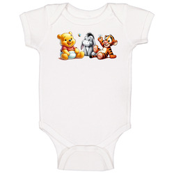 Winnie The Pooh Babies Tigger Eeyore Baby One Piece