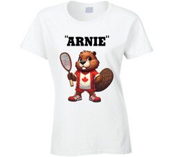 Squash Tournament - Arnie Ladies T Shirt Squash Tournament - Arnie Ladies T Shirt