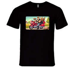 Motorcycle Characature T Shirt Motorcycle Characature T Shirt