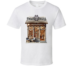 Paws & Pages T Shirt Paws & Pages T Shirt