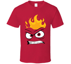 Halloween Group Costume - Inside Out - Anger Emotion T Shirt Halloween Group Costume - Inside Out - Anger Emotion T Shirt