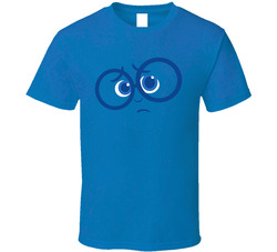 Halloween Group Costume - Inside Out - Sadness Emotion T Shirt Halloween Group Costume - Inside Out - Sadness Emotion T Shirt