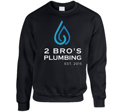 2 Bro's Plumbing - Back 13x15 File Crewneck Sweatshirt