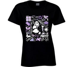 Olivia Rodrigo Fan Collage Ladies T Shirt