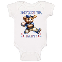 Batter Up, Baby! Baby One Piece