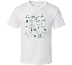 Bachelorette - Bride Lucky In Love T Shirt Bachelorette - Bride Lucky In Love T Shirt