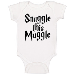 Snuggle This Muggle Harry Potter Fan Baby One Piece Snuggle This Muggle Harry Potter Fan Baby One Piece