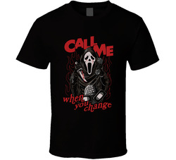 Scream Fan Call Me T Shirt