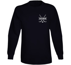 Hockey Coach With Custom Name  Long Sleeve T Shirt