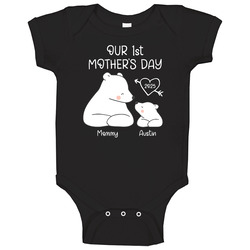 Our First Mother's Day - Customizable Baby One Piece