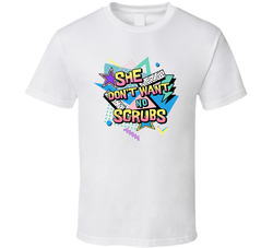 90s Theme Lyrics - She Don't Want No Scrubs - Group T Shirt