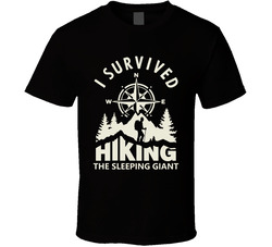I Survived Hiking The Sleeping Giant T Shirt I Survived Hiking The Sleeping Giant T Shirt