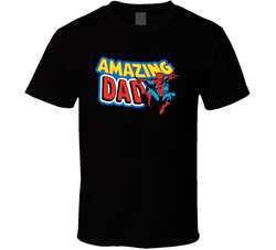 Amazing Dad Spiderman Theme T Shirt