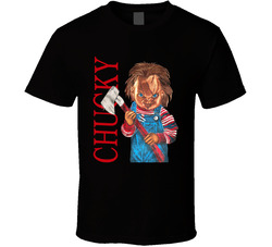 Cult Of Chucky Retro 90s Horror Movie Fan T Shirt