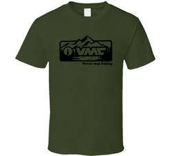 Never Stop Fishing T Shirt