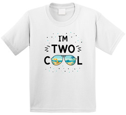 Two Cool 2nd Birthday - I'm Two T Shirt