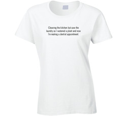 ADHD In A Nutshell Ladies T Shirt