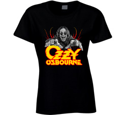 Ozzy Fan (C) Ladies T Shirt