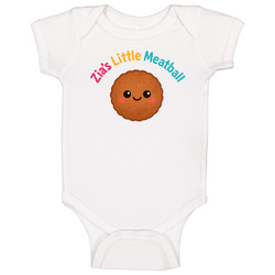 Zia's Little Meatball Baby One Piece
