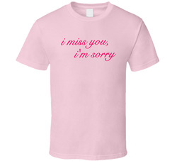 Gracie Abrams Fan I Miss You, I'm Sorry T Shirt