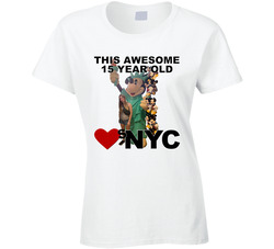 This Awesome 15 Year Old Loves NYC Ladies T Shirt