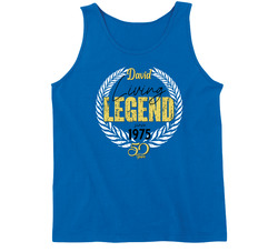 David Living Legend Since 1975 50th Birthday Tanktop