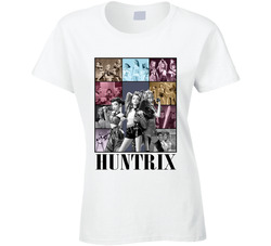 Huntrix Fan Kpop Demon Hunters Idol Group Merch Ladies T Shirt Huntrix Fan Kpop Demon Hunters Idol Group Merch Ladies T Shirt