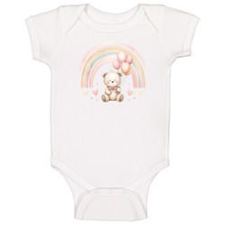 Rainbow Bear Baby One Piece