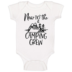 New To The Camping Crew Baby One Piece