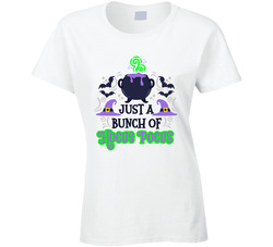 Just A Bunch Of Hocus Pocus Ladies T Shirt