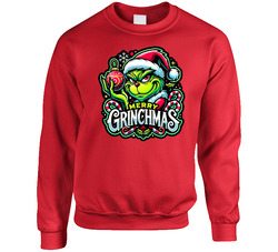 Merry Grinchmas Crewneck Sweatshirt Merry Grinchmas Crewneck Sweatshirt