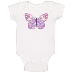 Purple And Pink Butterfly Baby One Piece Purple And Pink Butterfly Baby One Piece