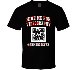 Videography (back Print) T Shirt Videography (back Print) T Shirt