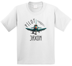 Siblings Pilot & Copilot - Pilot With Custom Name T Shirt Siblings Pilot & Copilot - Pilot With Custom Name T Shirt