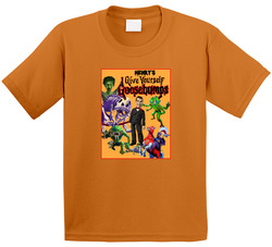 Henry's 8th Birthday Goosebumps Theme T Shirt Henry's 8th Birthday Goosebumps Theme T Shirt