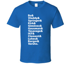 2025 Blue Jays Team T Shirt 2025 Blue Jays Team T Shirt