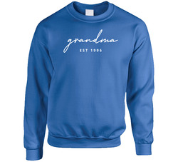 Grandma Est 1996 (customizable) Crewneck Sweatshirt Grandma Est 1996 (customizable) Crewneck Sweatshirt