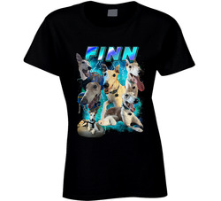 Dog Collage - Finn Ladies T Shirt Dog Collage - Finn Ladies T Shirt