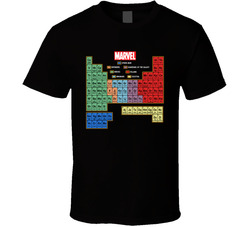 Periodic Table Of Marvel Ultimate Periodic Table Of Elements T Shirt Periodic Table Of Marvel Ultimate Periodic Table Of Elements T Shirt