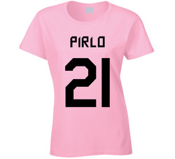 Pirlo Football Fan 21 Jersey Ladies T Shirt Pirlo Football Fan 21 Jersey Ladies T Shirt