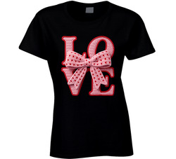Knitted Love Ladies T Shirt Knitted Love Ladies T Shirt