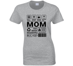 Mom Label Ladies T Shirt Mom Label Ladies T Shirt