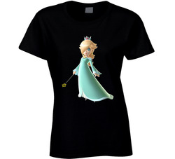The Super Mario Galaxy Movie - Rosalina Fan Ladies T Shirt The Super Mario Galaxy Movie - Rosalina Fan Ladies T Shirt