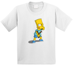 The Simpsons Theme Birthday - Bart (alt) T Shirt The Simpsons Theme Birthday - Bart (alt) T Shirt