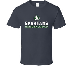 Spartans Baseball Dad T Shirt Spartans Baseball Dad T Shirt