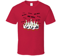 Funny Teacher Seagull Shirt With Custom Name - Ms. Hill T Shirt