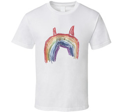 Dillon's Rainbow Figure Drawing T Shirt